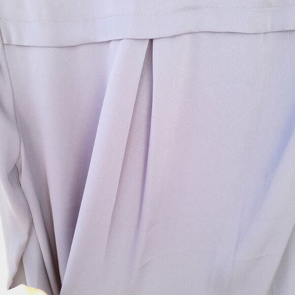 BCBGeneration Navy Blue Front Bib Pleat Tunic Dress Contemporary Minimalist sz:S - Picture 9 of 10